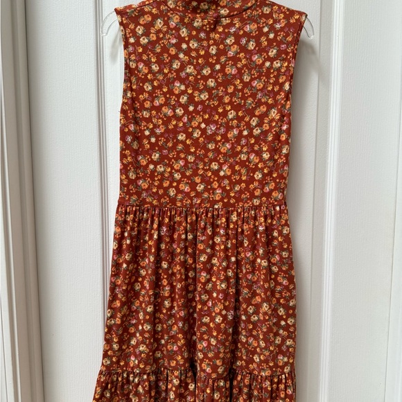 Rust Floral Patterned Top - Picture 4 of 7